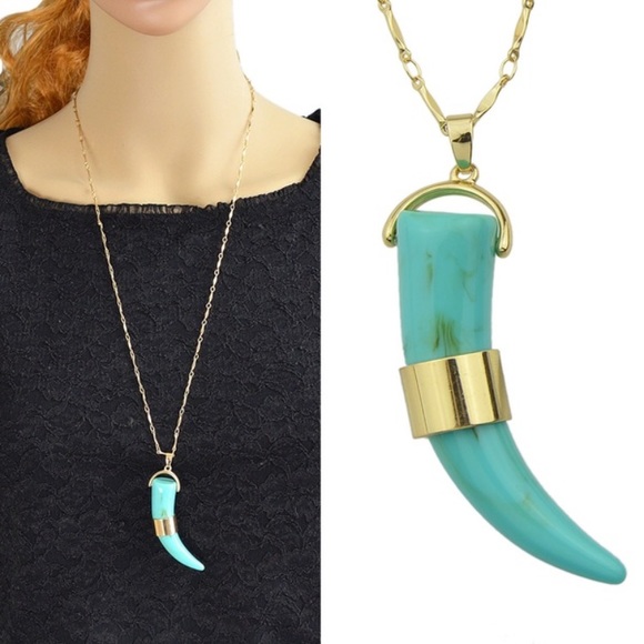 Horn necklace pendant - Picture 3 of 6