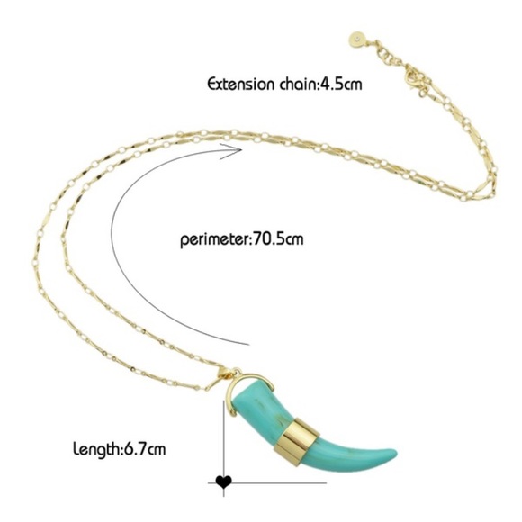 Horn necklace pendant - Picture 4 of 6