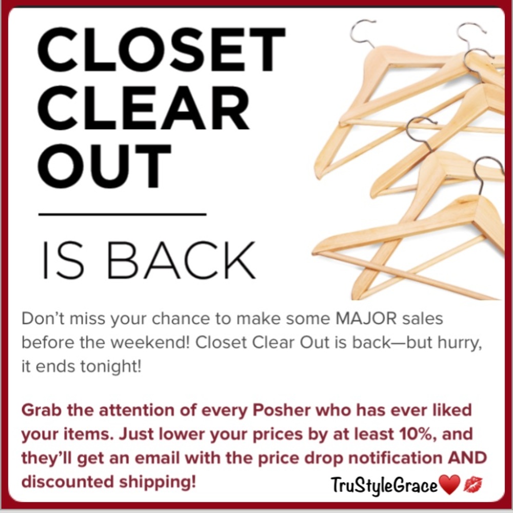 Closet Clear Out is Back❣️❣️❣️