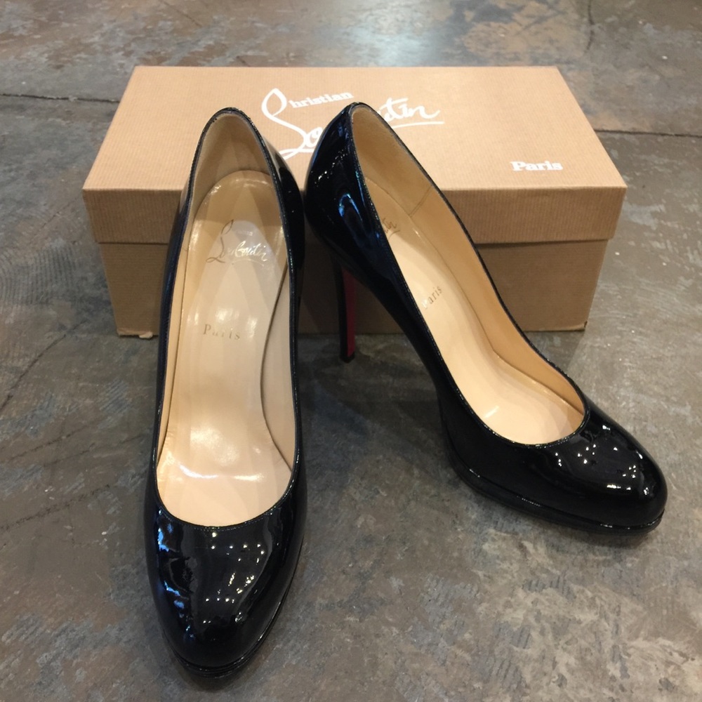 Black Patent Pumps 120