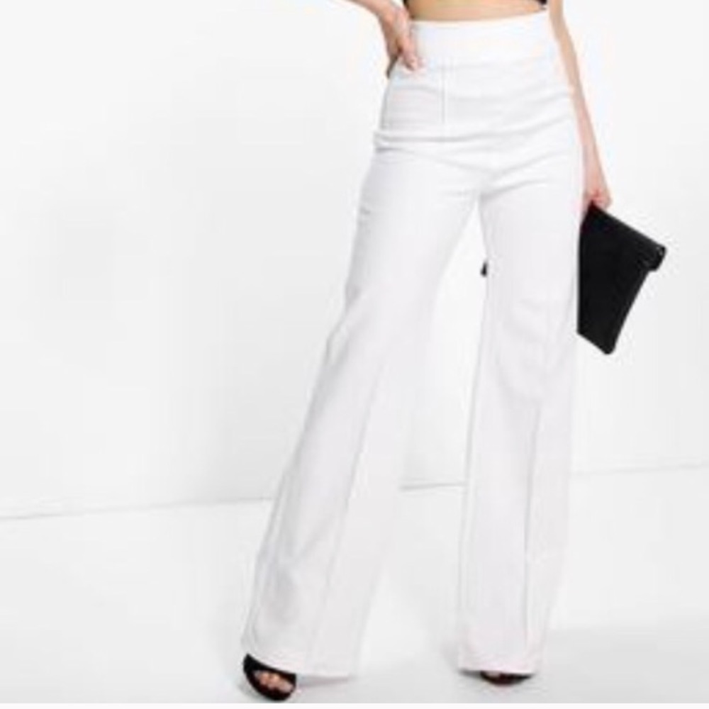 Petite Darcy High Waisted Wide Leg Trouser