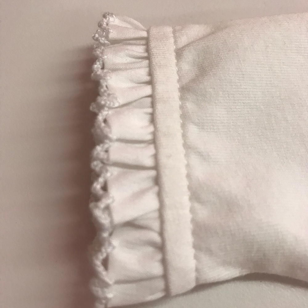 White Ruffle Bodysuit - Picture 3 of 3