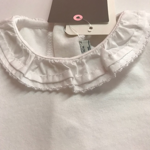 White Ruffle Bodysuit - Picture 2 of 3