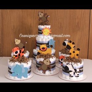 Diaper cake with minis