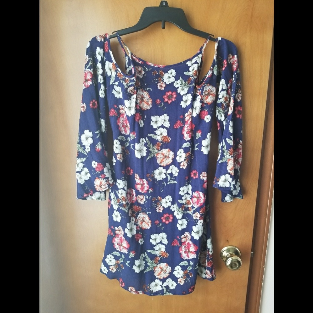 Off the shoulder floral dress