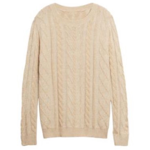 En Creme Sweaters - En Creme Henny Cable Knit Sweater (Stitch Fix)