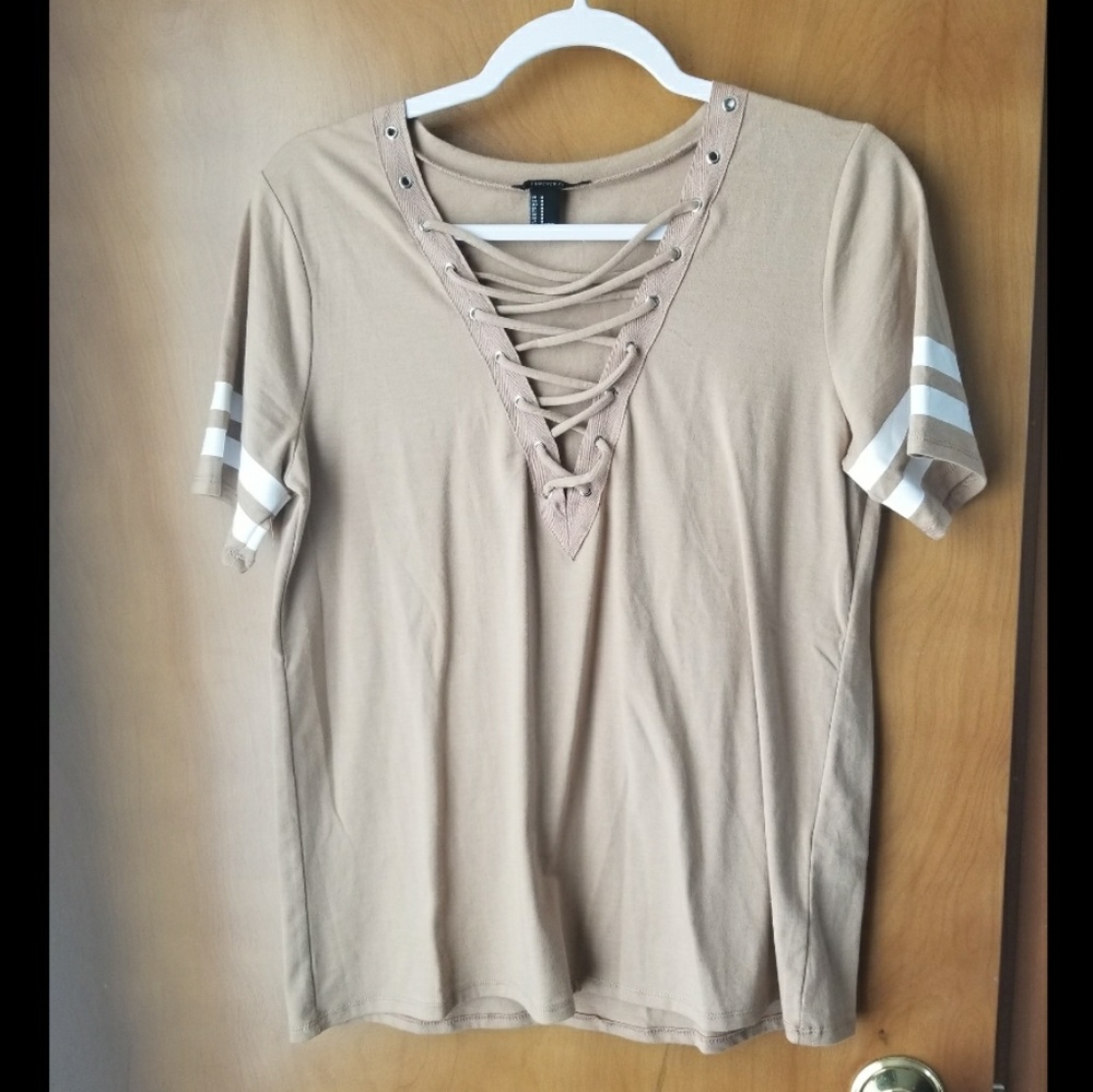 Lace up top