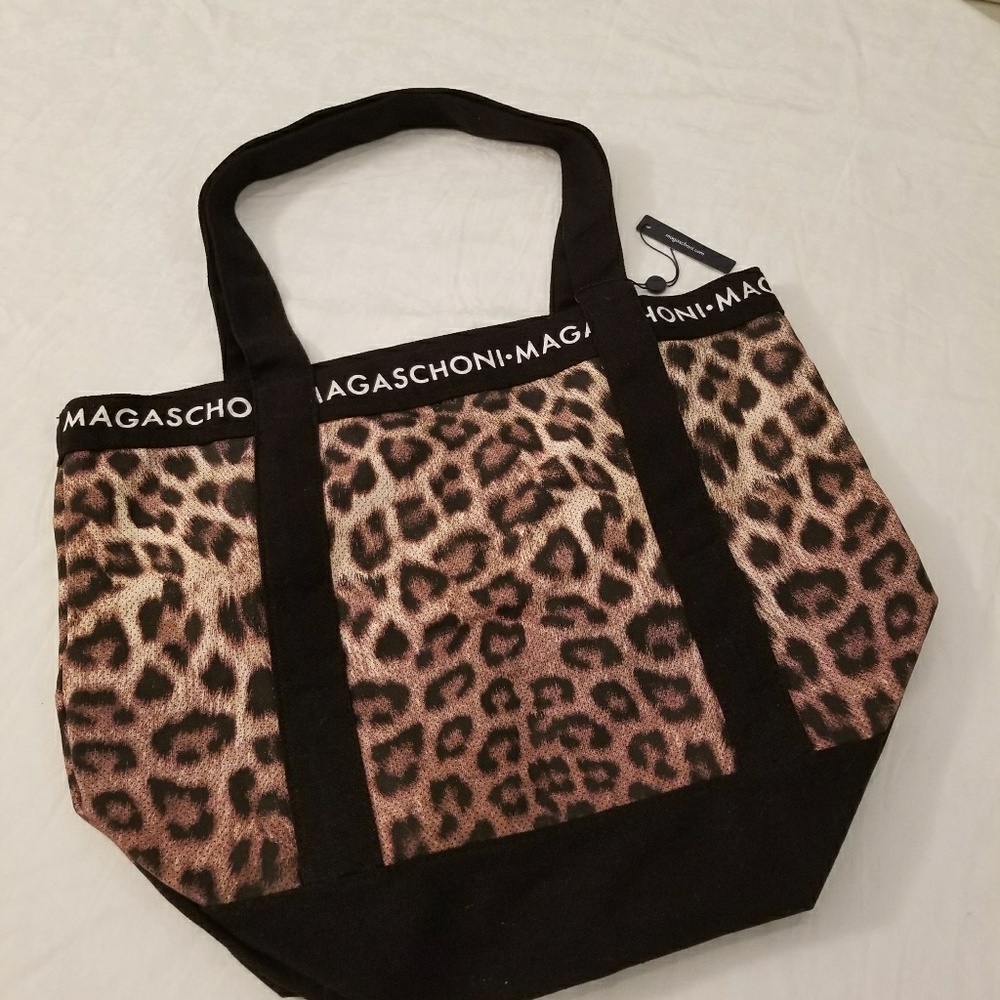 Magaschoni leopard tote