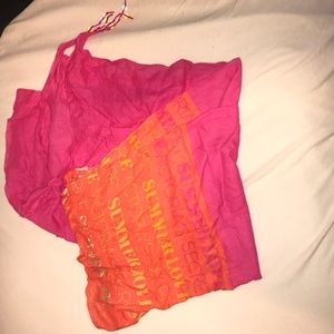 Bathing suit cover wrap