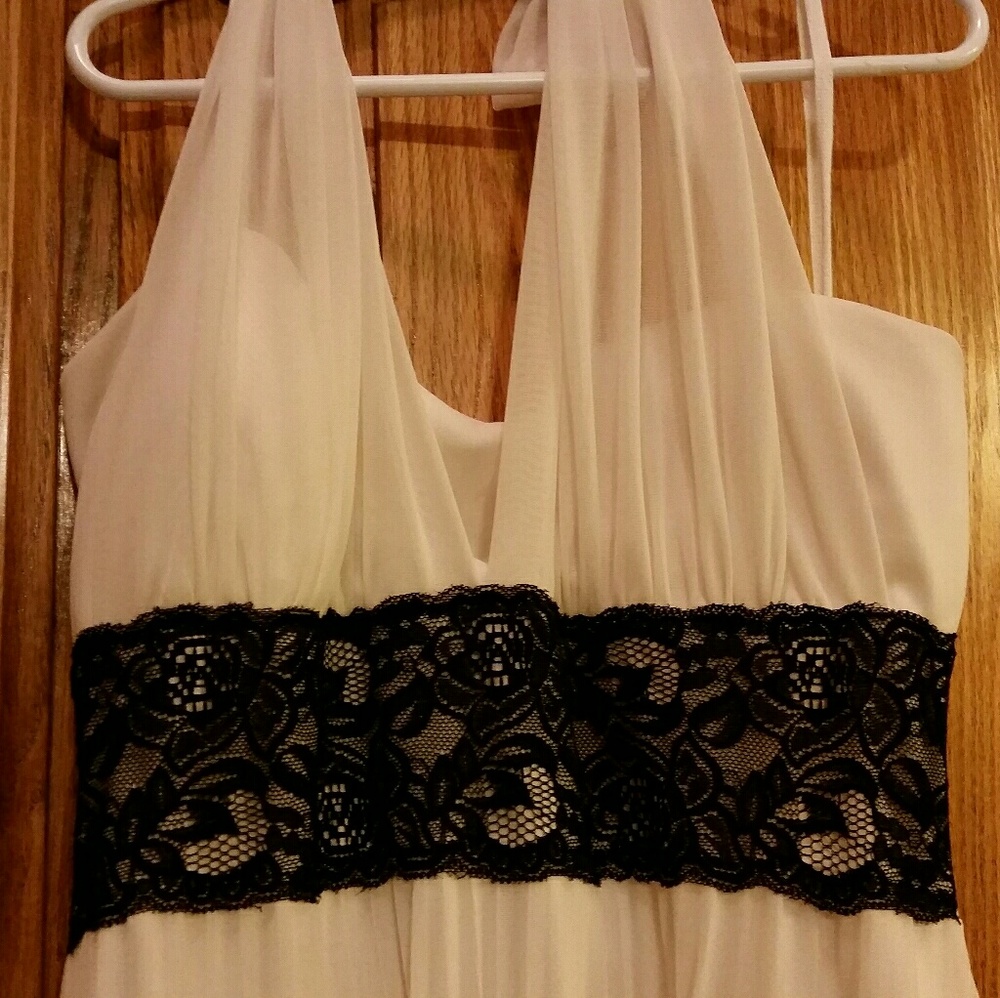 Flowy white dress