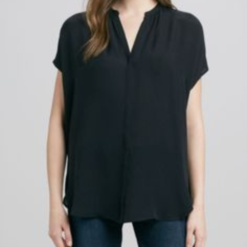 NWOT Vince Silk Popover Blouse