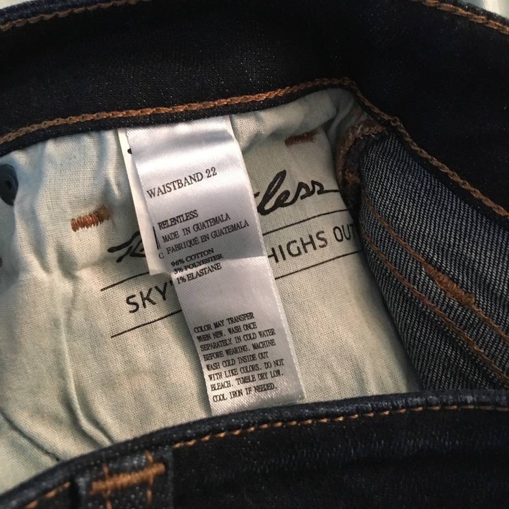 Relentless Jeans shorts size 22 waist and - Picture 3 of 3