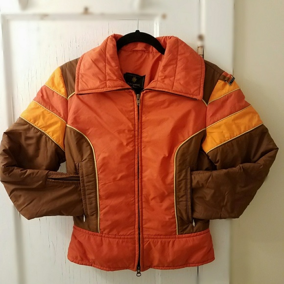 vintage orange jacket
