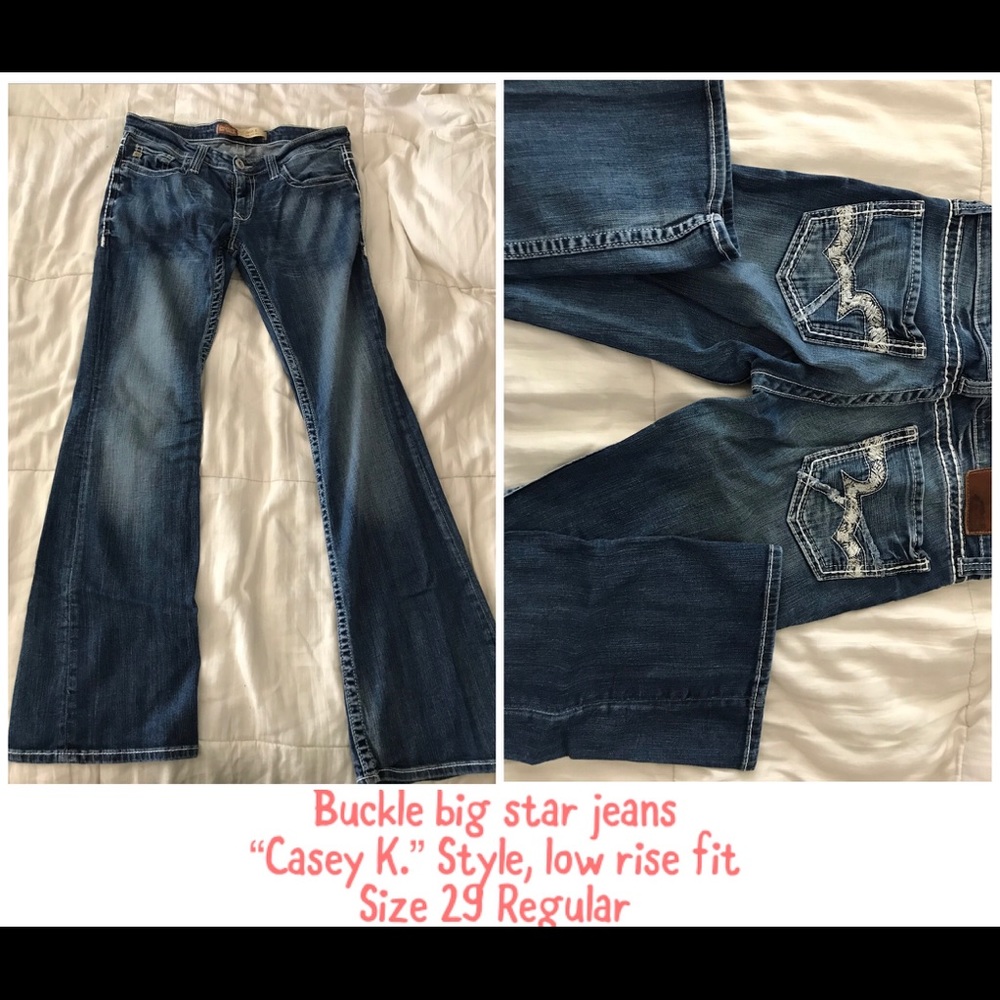 Buckle jeans