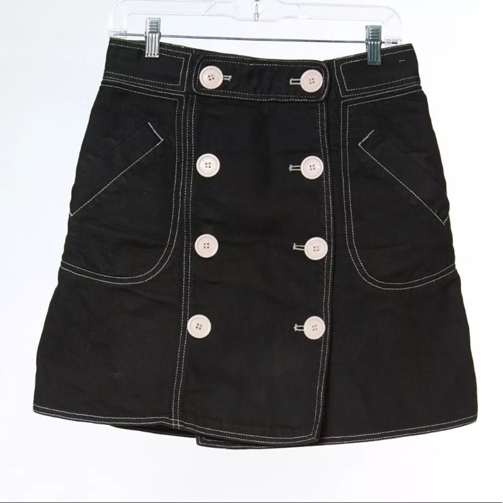 MARC JACOBS Denim SKIRT SAILOR SIZE 2 black