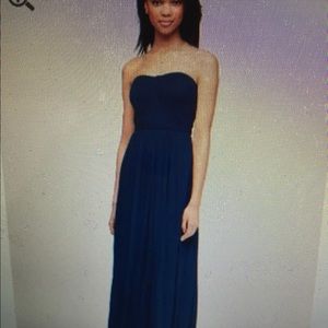 Marine bridesmaids dress - F15782
