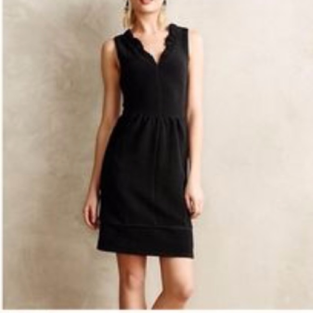 Anthropologie Mauve Little Black Dress