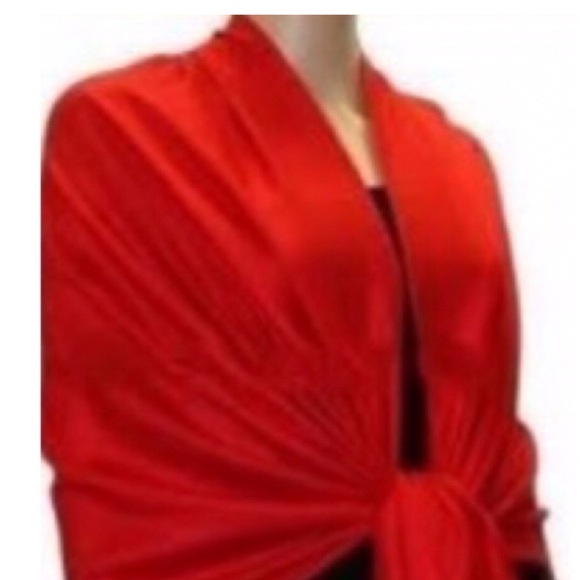 Brand New Red Pashmina Scarf - Picture 2 of 6