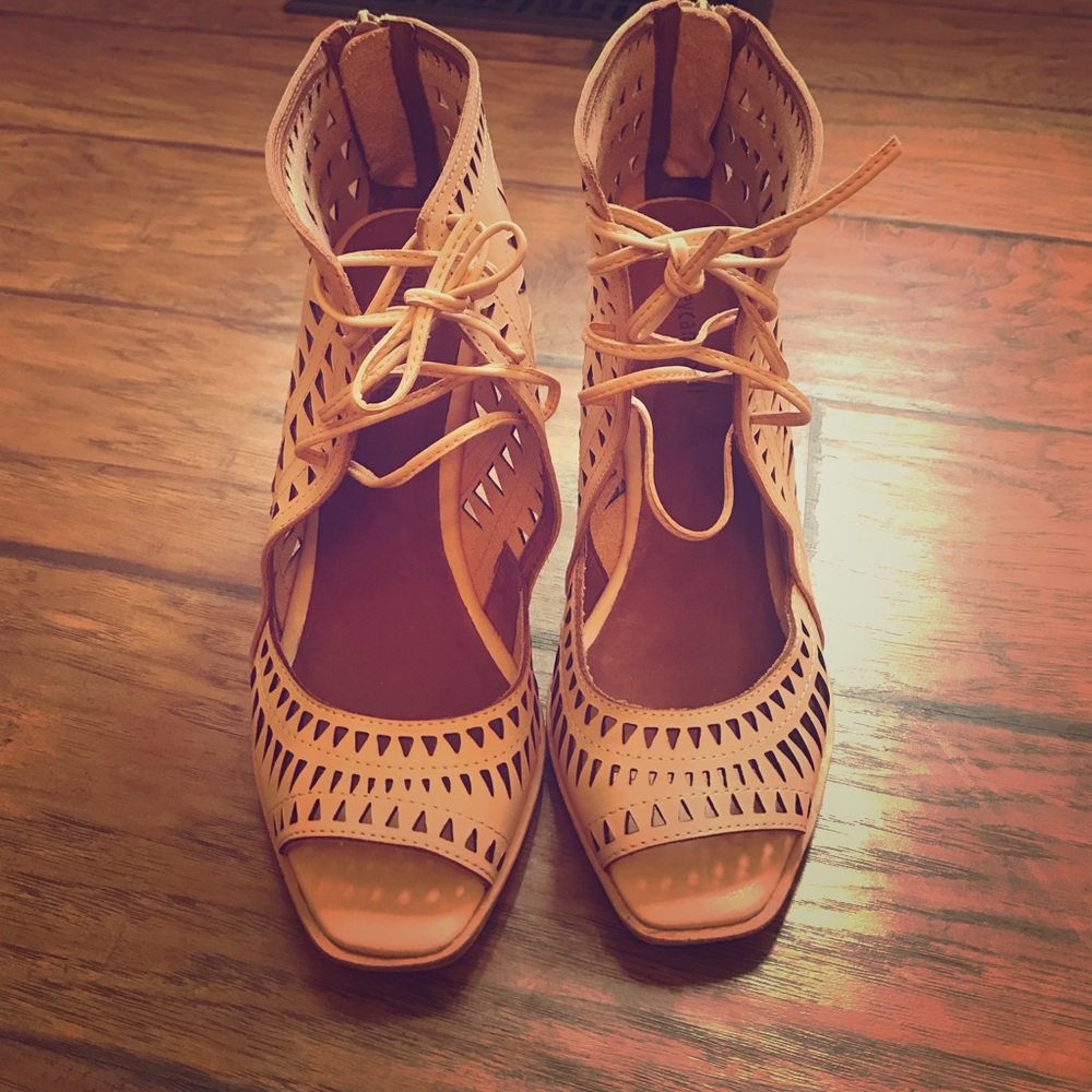 NEW Jeffery Campbell Rodillo-Hi Pale Pink 10