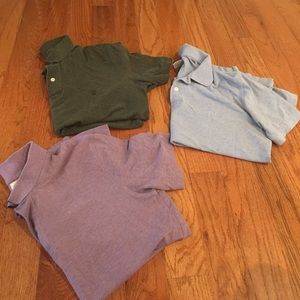 Mens Brooks Brothers Performance Polo Shirt Lot- 3