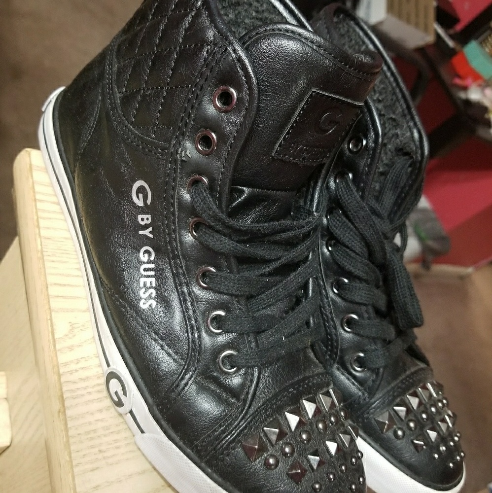 Guess Stud High Top Sneakers
