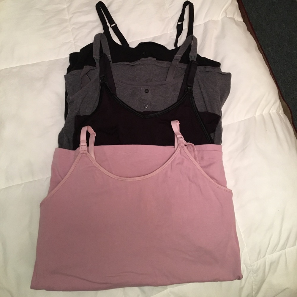 Maternity/nursing tanks