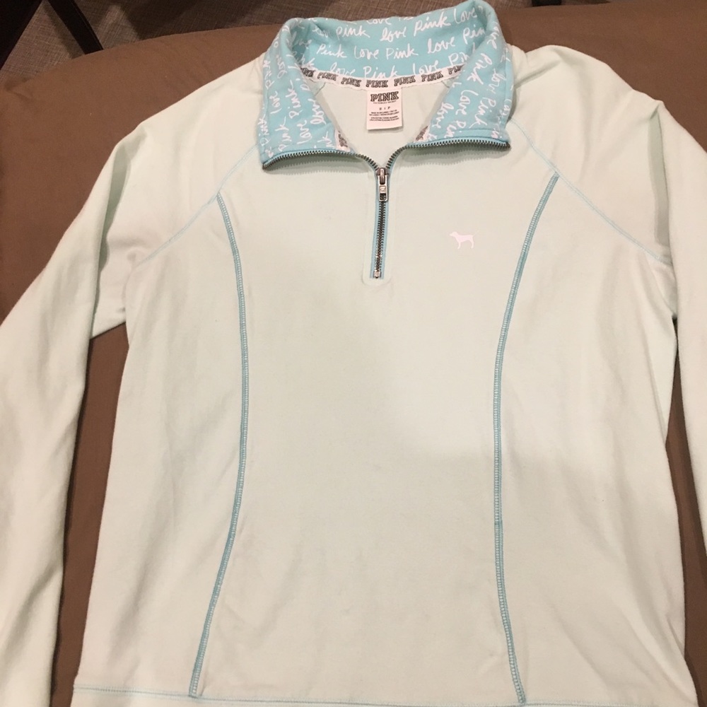 Light blue VS PINK long sleeve pull over size S