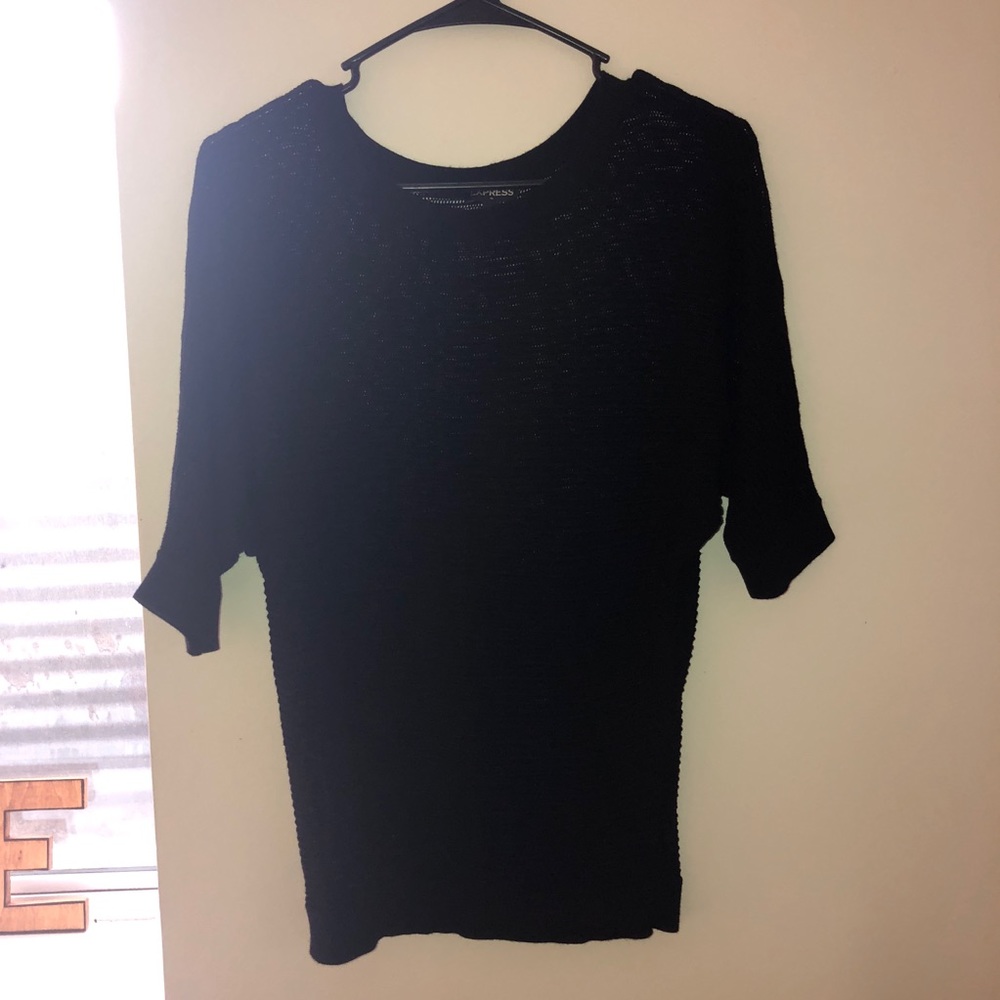 Express netted sweater
