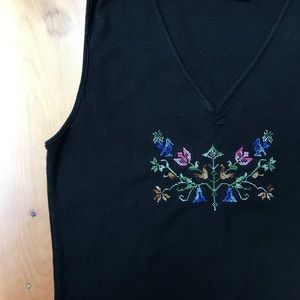Free People black cotton tank