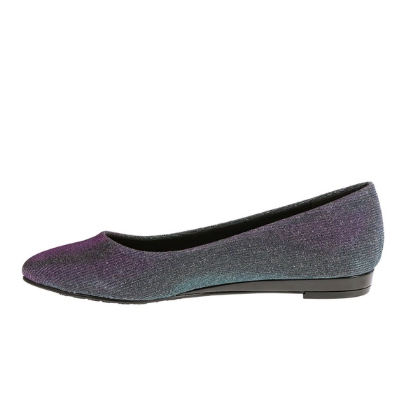 Midnight Glitz Multicolor Comfortable Ballet Flats - Picture 7 of 8