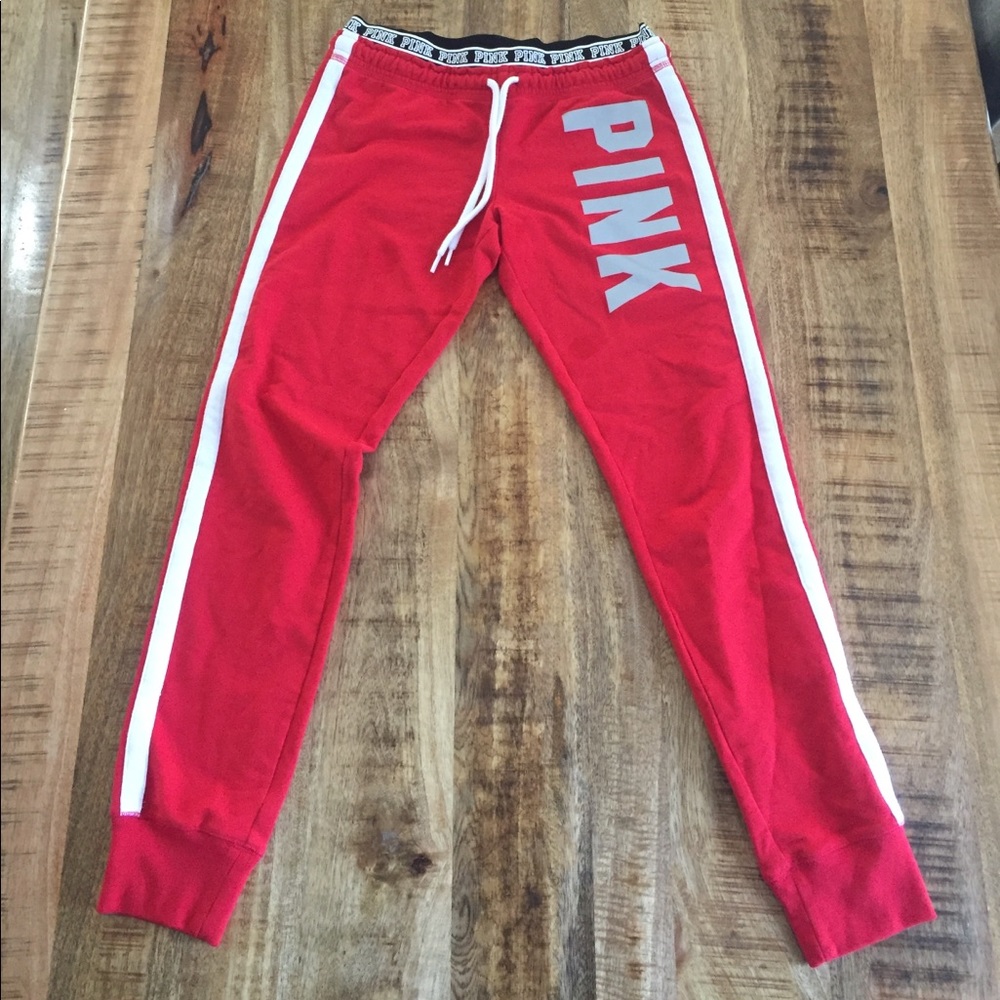Pink by VS slim joggers
