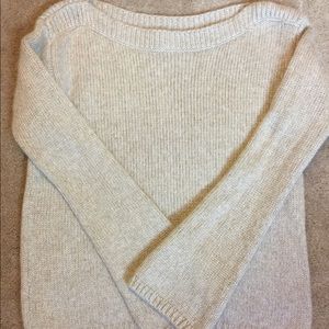 White house black market metallic sweater