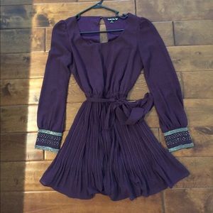 Dark Purple w. Silver detail dress