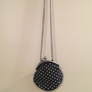 Betsy Johnson studded leather purse