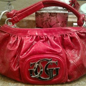 Guess red purse