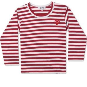 Comme Des Garçons PLAY Striped T-Shirt