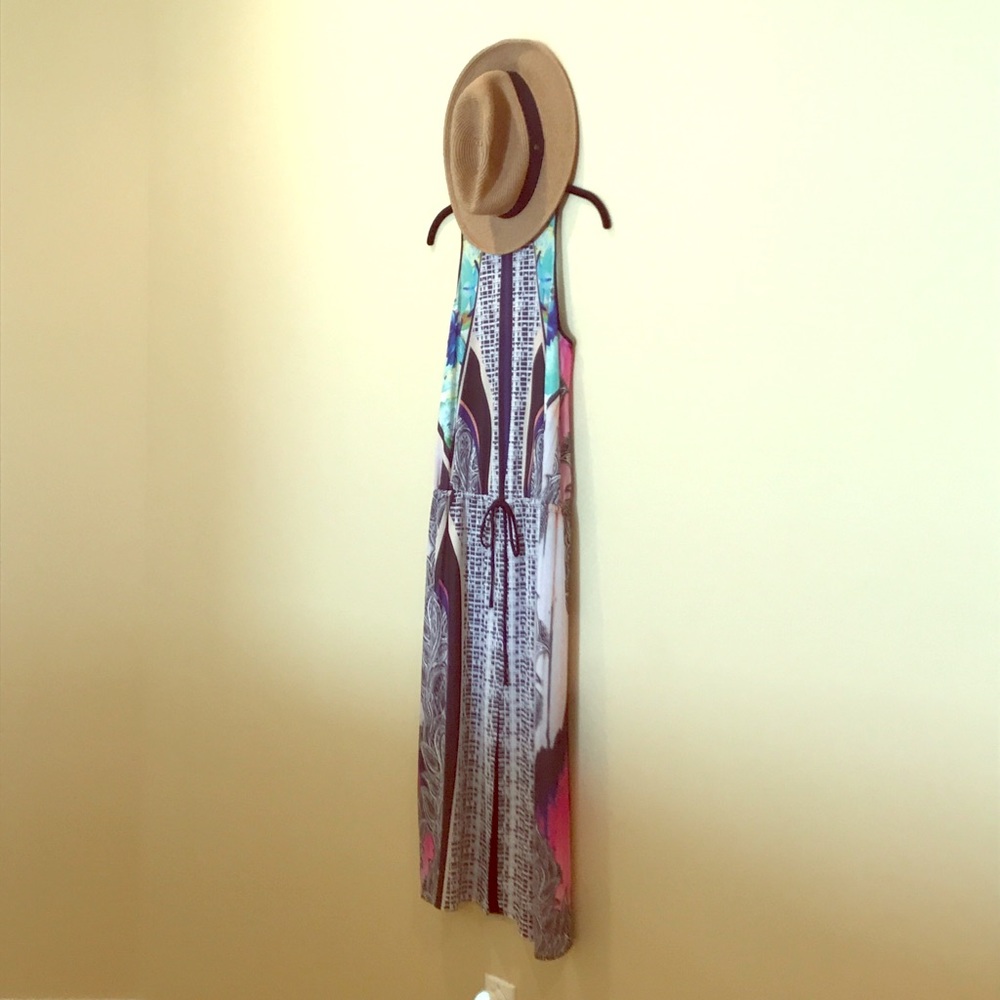 Clover Canyon Midi Length Tank Dress Tie Waist