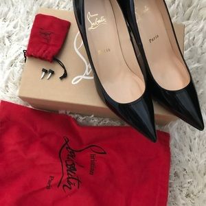 Christian Louboutin patent leather shoes