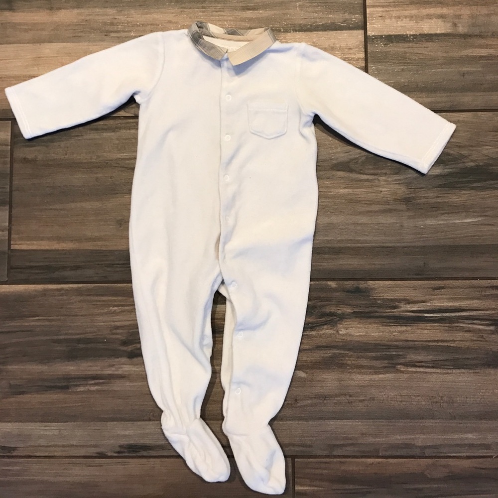 Burberry 6m Baby footie Soft almost new