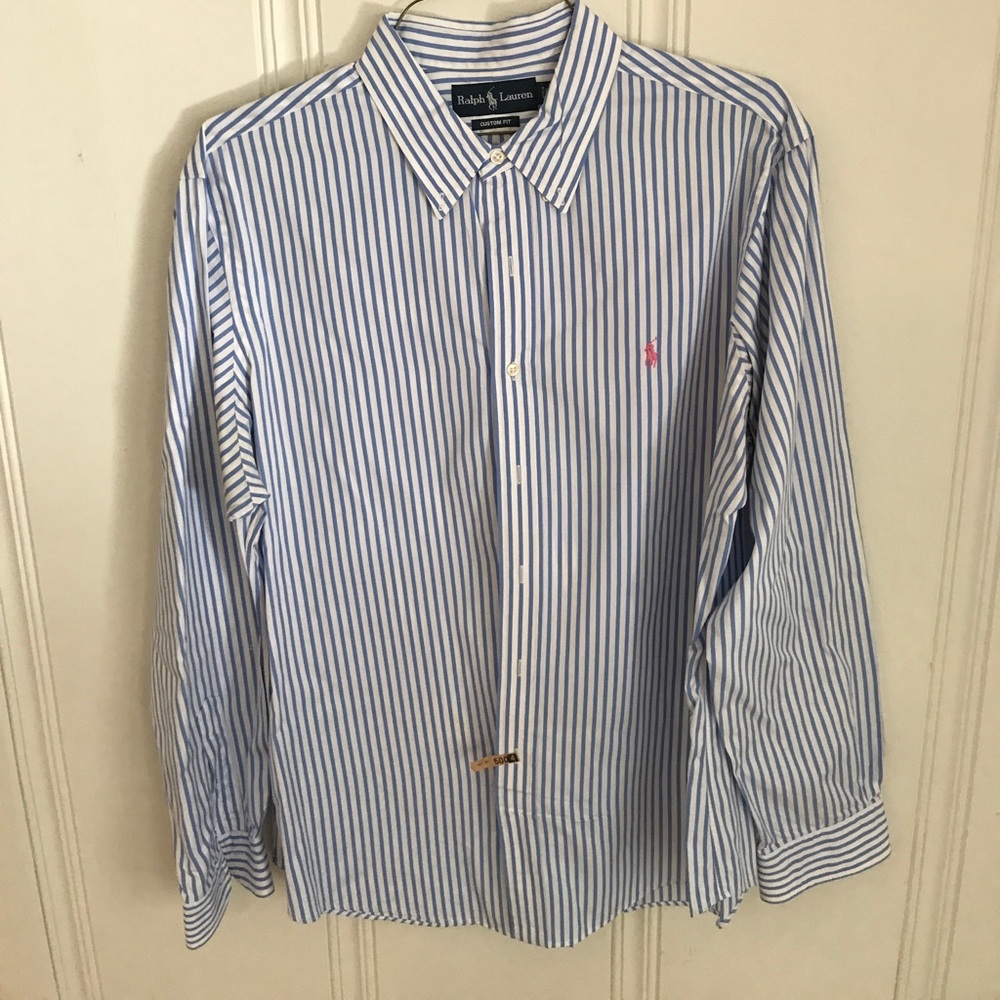 Ralph Lauren button down custom fit