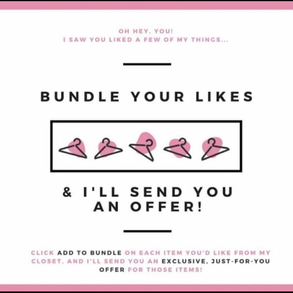 Bundle those likes! ( bundle is 2+ items)