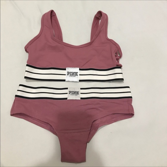 Vs Pink Begonia Ultimate Strappy Bra And Cheekster Vs Pink Begonia Ultimate Strappy Bra And Cheekster