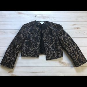 Loft paisley bolero jacket size 2
