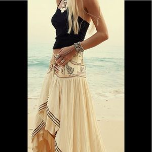 Free People Rises in the East Skirt Maxi Size 4