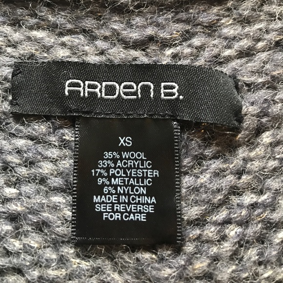 beautiful cape poncho grey gold sweater xs - Picture 8 of 8