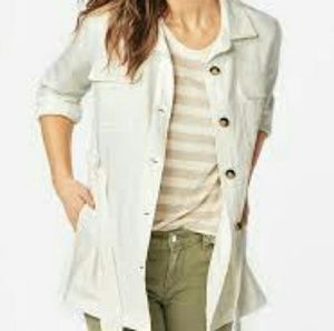 JustFab White Coat
