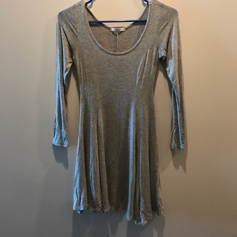 grey comfy dress