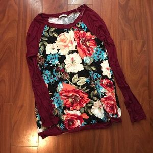 Floral 12pm top