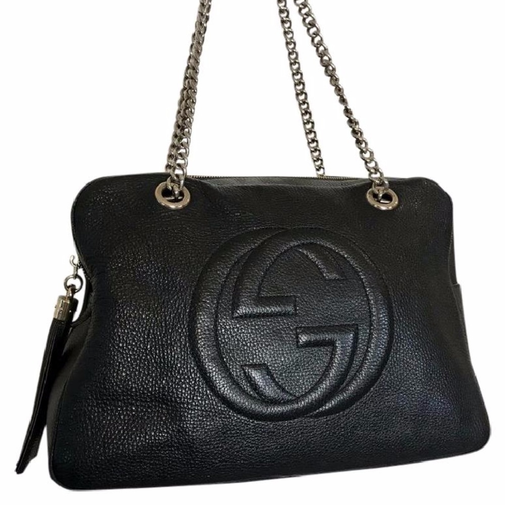 ❤️SOLD❤️ Gucci Soho Chain Zipper Shoulder Bag - Picture 1 of 8