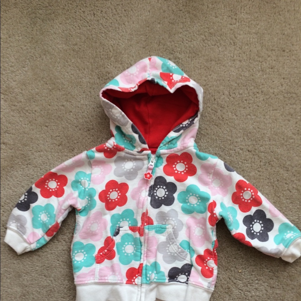 Carter's flower hoodie